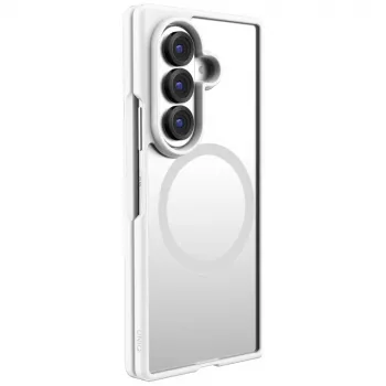 UNIQ Veren AF Magclick Ladehülle für Samsung Galaxy Z Flip8, Smoky Frost