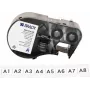Brady M4C-375-422 Selbstlaminierende Vinyl-Etikettkartusche für BMP41/BMP51/BMP53/M511-Drucker, Weiß, 25,4 mm x 6,4 m