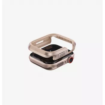UNIQ Valencia Case für Apple Watch 46 mm, Midnight Black Uni001443