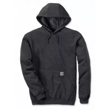 Carhartt Herren Midweight Hoodie, Carbon - 10.5 oz Baumwoll-Poly-Mischung, dreifach gesteppt, Original Fit