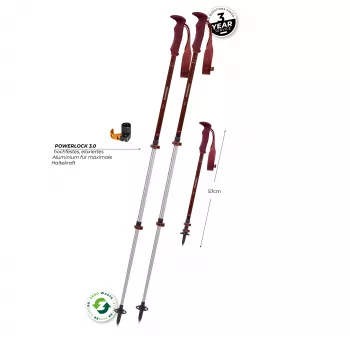 Komperdell Trailmaster Zero Compact Trekkingstöcke - Malbec