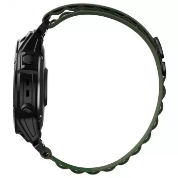 TECH-PROTECT NYLON PRO Armband für Garmin Fenix 5 / 6 / 6 Pro / 7, 22 mm QuickFit, Militärgrün
