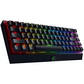 Razer BlackWidow V3 Mini HyperSpeed 65% Kabellose Mechanische Gaming-Tastatur - Razer Yellow Switches, Chroma RGB, Bluetooth 5.0, USB-C, Schwarz