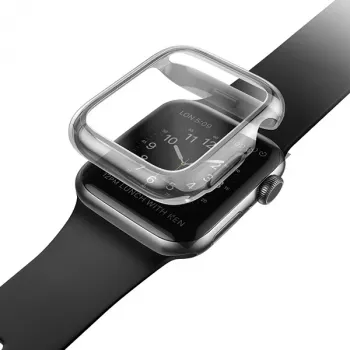 UNIQ Garde Hülle für Apple Watch 44mm (Serie 4/5/6/SE/SE2/SE3) Rauchgrau