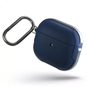 UNIQ Valencia Antibakterielle Hülle für AirPods 3. Generation Blau