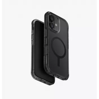 UNIQ Combat Hülle für iPhone 17 mit MagClick-Ladefunktion - Schwarz