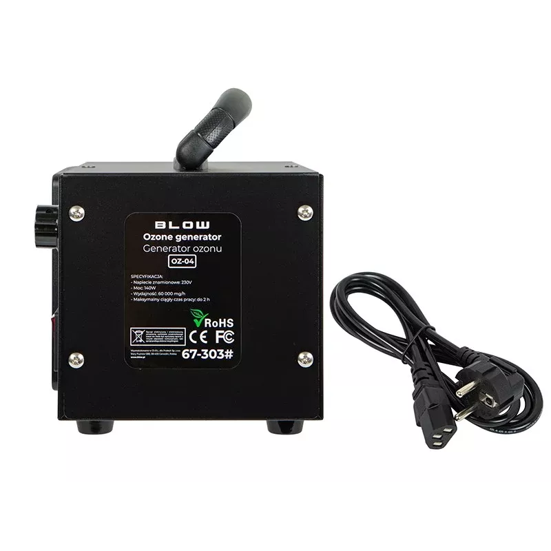 BLO OZ-04 Ozongenerator 60.000 mg/h 140W Edelstahl Luftreiniger