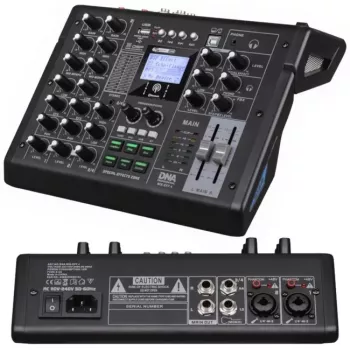 DNA PROFESSIONAL DNA MIX-EFF 4 Analoger Audio-Mixer mit 4 Kanälen und USB