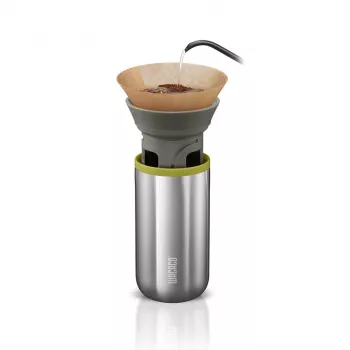 Wacaco Cuppamoka Tragbarer Pour-Over-Kaffeemaschine mit Isolierbecher