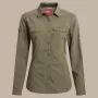 Craghoppers Damen NosiLife Adventure Langarmhemd III - Wild Olive - XL