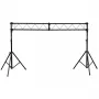 STAND4ME Lighting Ramp DJ Stativ-Gate, 3m Traversensystem mit Teleskopstativ, 100kg Belastung, Schwarz