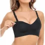 Momcozy YN21 Umstands- und Still-BH, Schwarz, 2XL