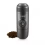Wacaco Minipresso GR Tragbare Espressomaschine - Manuell, 8 bar, gemahlener Kaffee, Schwarz