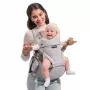 Momcozy Air Mesh Babytrage mit Hüftsitz, Grau