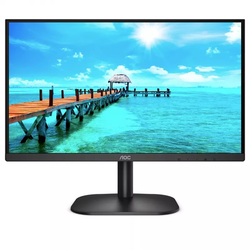 AOC B2 22B2H 21,5 Zoll Full HD VA Monitor mit 75Hz, HDMI, VGA, VESA, Schwarz