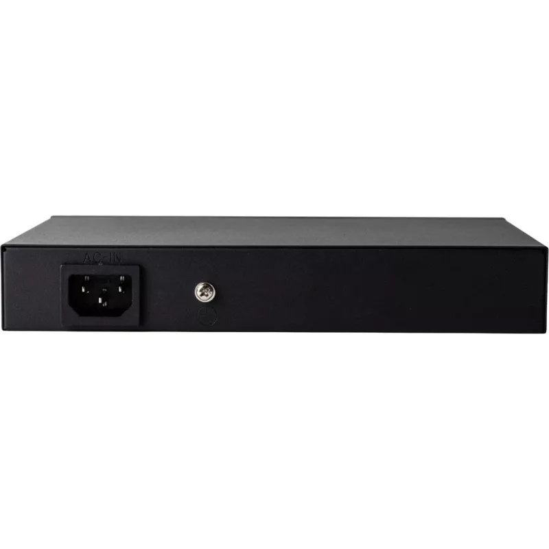 GETFORT GF-110-8PG-S-120 10-Port Gigabit PoE+ Switch mit 8 PoE+ Ports, 1 Uplink, 1 SFP, 120W Budget, Unmanaged, Lüfterlos, Desktop