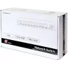 GETFORT GF-210D-8P-120 10-Port PoE+ Switch mit 8 Fast Ethernet PoE-Ports und 2 Gigabit-Uplinks, 120W Budget, Unmanaged, Desktop/Wandmontage