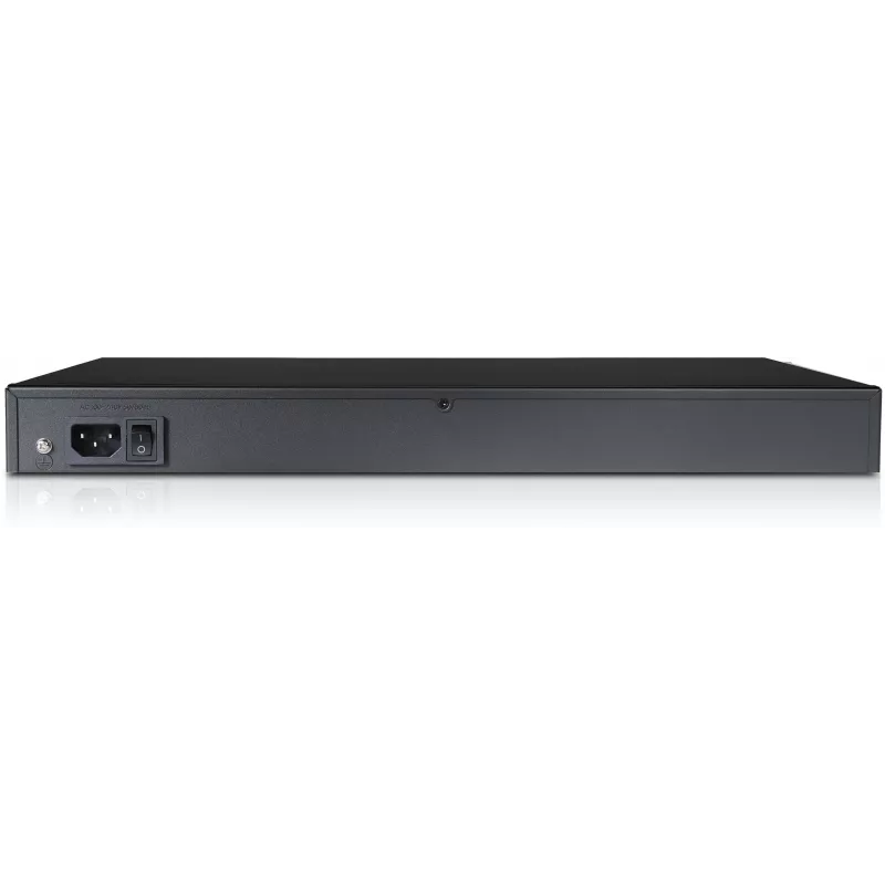 GETFORT GF-124-24PG-2S-400 24-Port Gigabit PoE+ Switch mit 2 SFP-Uplinks, 400W Budget, Rackmount