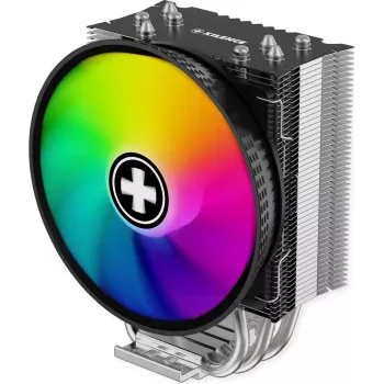 Xilence M404PRO.ARGB CPU-Kühler - 120mm PWM-Lüfter, 4 Heatpipes, ARGB-Beleuchtung, Intel/AMD Multisockel