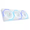 ASUS ROG Strix GR120 ARGB Reverse Weiß 3in1 Gehäuselüfter-Set, 120mm PWM, 2500 U/min, 70,38 CFM, 3,88 mmH2O, Fluiddynamisches Lager, Aura Sync