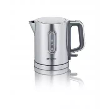 Severin WK 3401 Edelstahl-Wasserkocher 1,7 L 2200 W Silber