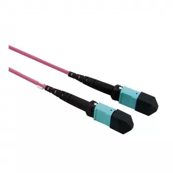 VALUE MPO-Trunkkabel 50/125µm OM4, MPO/MPO, Typ A, Violett, 15 m