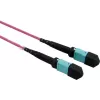 VALUE MPO-Trunkkabel 50/125µm OM4, MPO/MPO, Typ A, Violett, 15 m