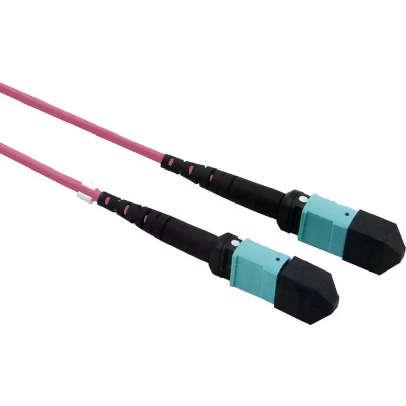 VALUE MPO-Trunkkabel 50/125µm OM4, MPO/MPO, Typ A, Violett, 15 m