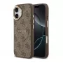 Guess Apple iPhone 17 PU-Leder 4G Goldrahmen MagSafe Hülle Braun