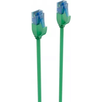 ShiverPeaks BS08-22013 Cat.6 U/UTP Slim Ethernet Patchkabel, 0,5 m, Grün