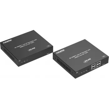 InLine® KVM Extender über IP, HDMI 4K/60Hz, 100m, Set (57886G)