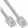 InLine® Modular Rundkabel RJ12, Stecker-Stecker, 6-adrig, 6P6C, 5m, Grau
