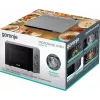Gorenje MO20E1T4 Freistehender Solo-Mikrowellenherd, 20 L, 800 W, elektronische Steuerung, Silber