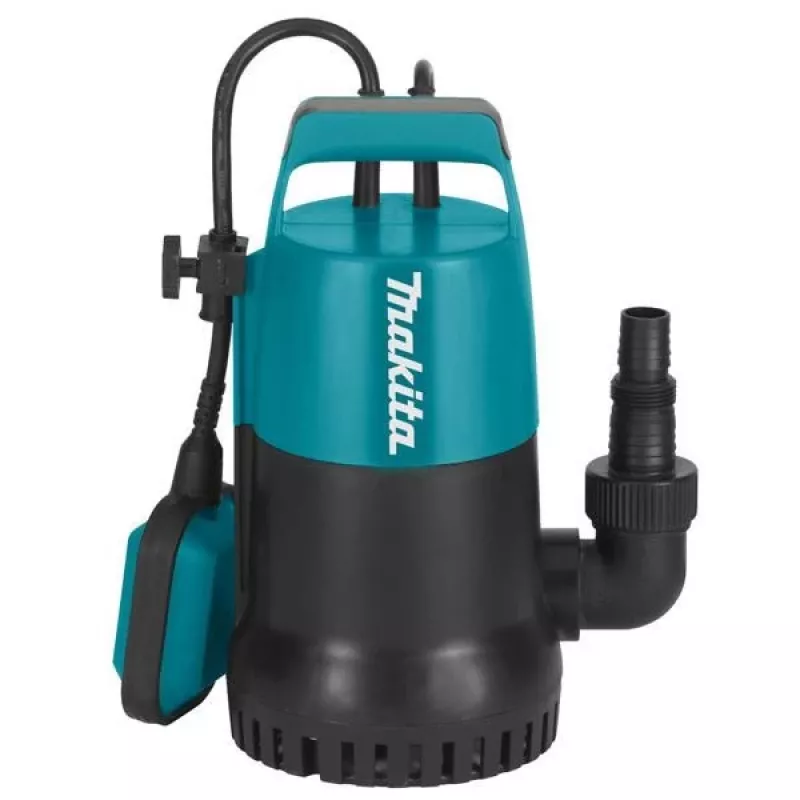 Makita PF0300 Tauchpumpe 300W, 8400 L/h, 5m Förderhöhe, Schwimmerschalter, 10m Kabel