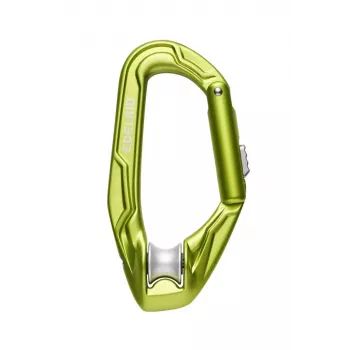 Axiom slider-oasis EDELRID Karabiner mit Verschluss - modifizierte D-Form, Keylock, 23 kN