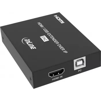 InLine® KVM Extender über IP, HDMI Full HD, 150m, Sender (TX)