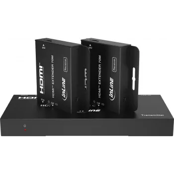 InLine® Video-Splitter/Extender 1x2 Cat.6 HDMI 4K/30Hz Set