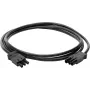 Kopp Verbindungskabel kompatibel mit GST-Stecksystem, M/M, 1,5 mm², 3 m, Schwarz