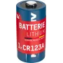 ANSMANN 1510-0072 CR123A Lithium-Batterie – 3V 1600mAh, hohe Energiedichte, 10 Jahre Lagerfähigkeit (Großpackung)