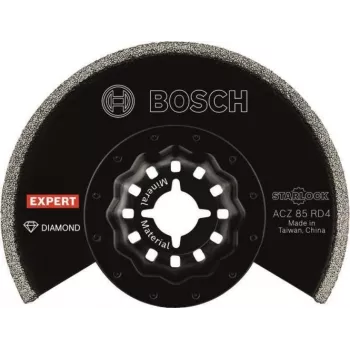 Bosch 2608902057 Diamant-Mehrzweck-Segmentsägeblatt ACZ 85 RD4, 85 mm, Starlock, zum Entfernen von Fugenmörtel und Mörtel