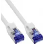 INLINE® B-74955W Slim Cat.6A S/FTP LSZH Patchkabel, Weiß, 0,5 m, 150er-Pack