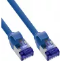 InLine® B-74933B Slim Cat.6A S/FTP LSZH Patchkabel, Blau, 0,30 m, 150er-Pack