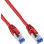 INLINE B-76805R 25er-Pack Cat.6A S/FTP LSZH Patchkabel, 5m, Rot
