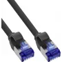 INLINE B-74901S Slim Cat.6A S/FTP LSZH Patchkabel, 1m, Schwarz, 125er-Pack