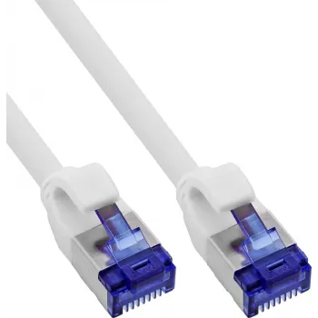 INLINE B-74902W 90er-Pack Slim Cat.6A S/FTP LSZH Patchkabel 2m Weiß