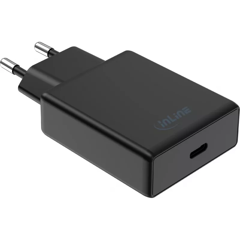 InLine® USB-C-Netzteil 65W PD PPS AVS Wandladegerät, Schwarz