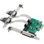 InLine® PCIe-Schnittstellenkarte, 2x RS-232 + 1x Parallelport