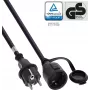 InLine® Schutzkontakt-Verlängerung, Outdoor IP44, Berührungsschutz, 5m