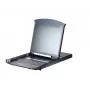 ATEN KL1108VN 8-Port 19 inch LCD KVM over IP Switch, Dual Rail, US-Tastatur
