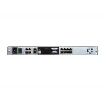 ATEN KL1108VN 8-Port 19 inch LCD KVM over IP Switch, Dual Rail, US-Tastatur